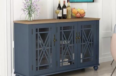 Revamp Your Living Room! Vintage Navy Storage Buffet Only $168.99 (Reg. $310)!